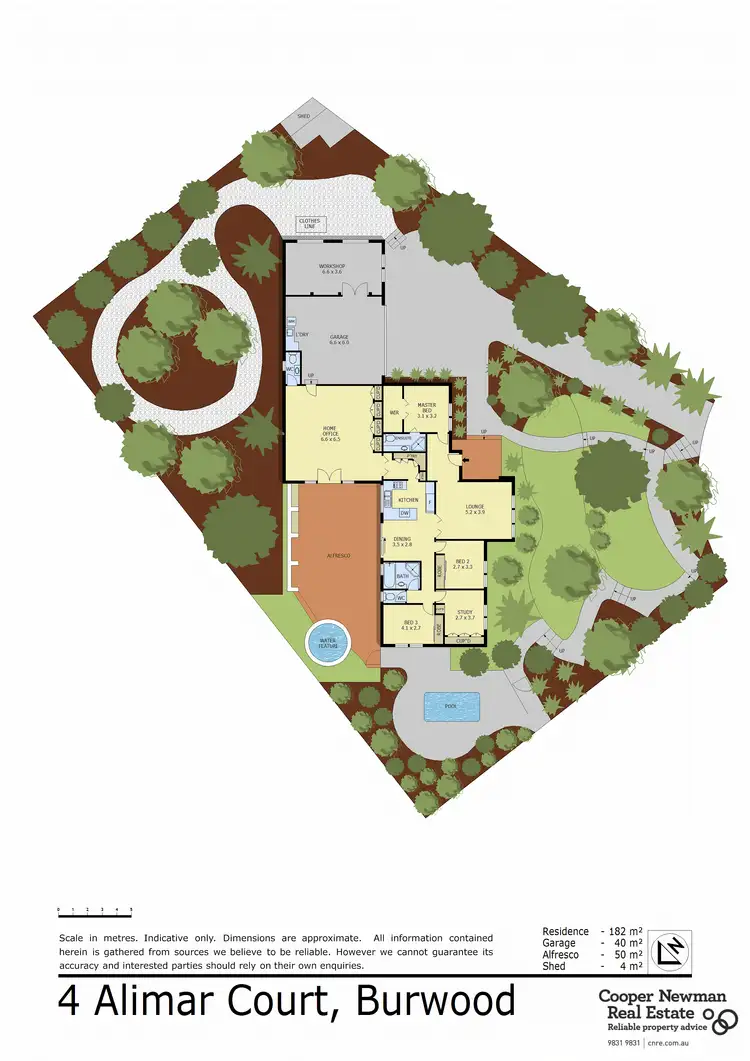 Floorplan of Homely house listing, 4 Alimar Court, Burwood VIC 3125