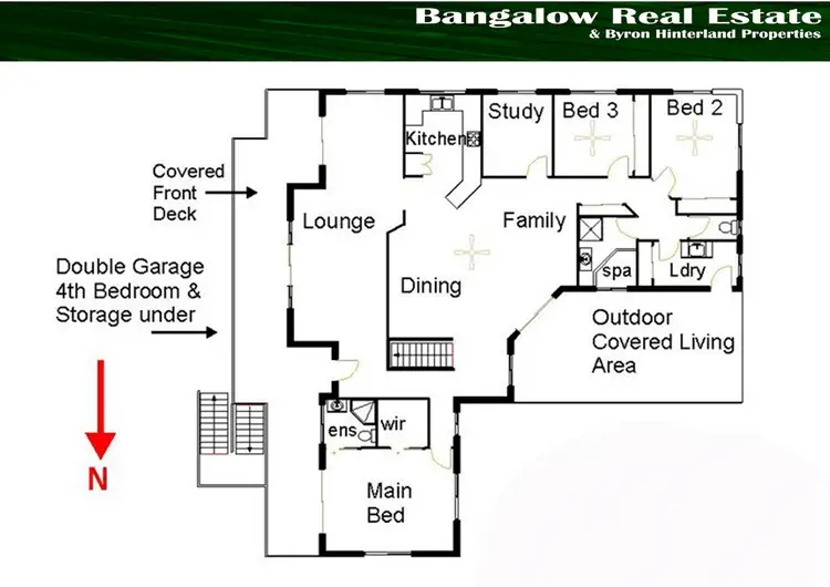 Floorplan of Homely house listing, 6 Ewandale Cl SOLD Full Price/First Day On The Market, Clunes NSW 2480