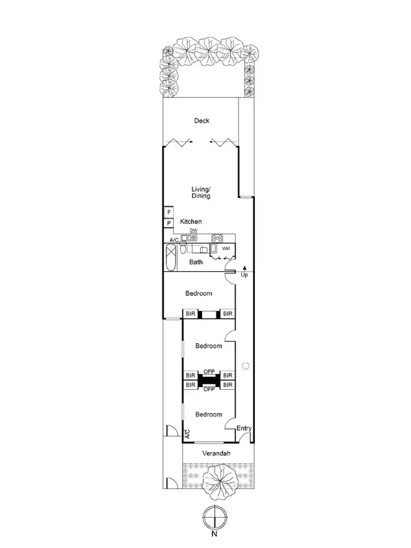 Floorplan of Homely house listing, 44 Prentice Street, Elsternwick VIC 3185