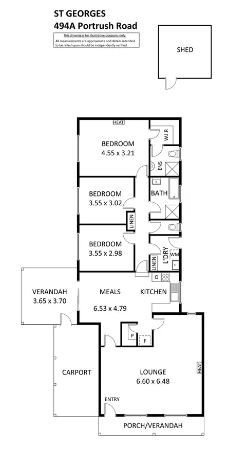 Floorplan of Homely house listing, 494A Portrush Road, St Georges SA 5064