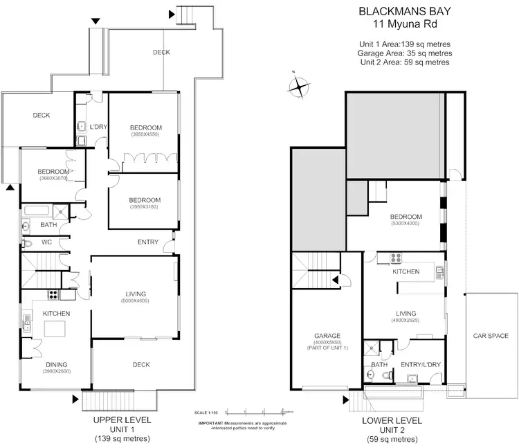 Floorplan of Homely house listing, 11 Myuna Road, Blackmans Bay TAS 7052
