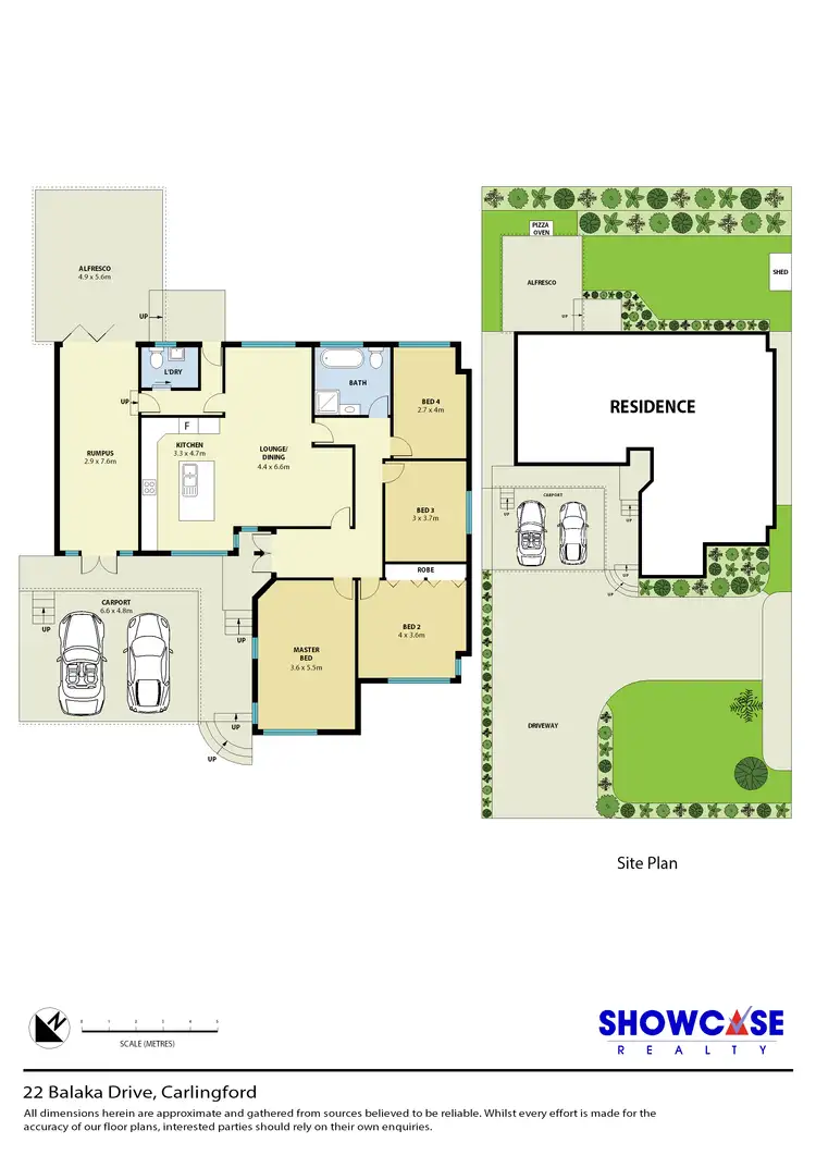 Floorplan of Homely house listing, 22 Balaka Dr, Carlingford NSW 2118