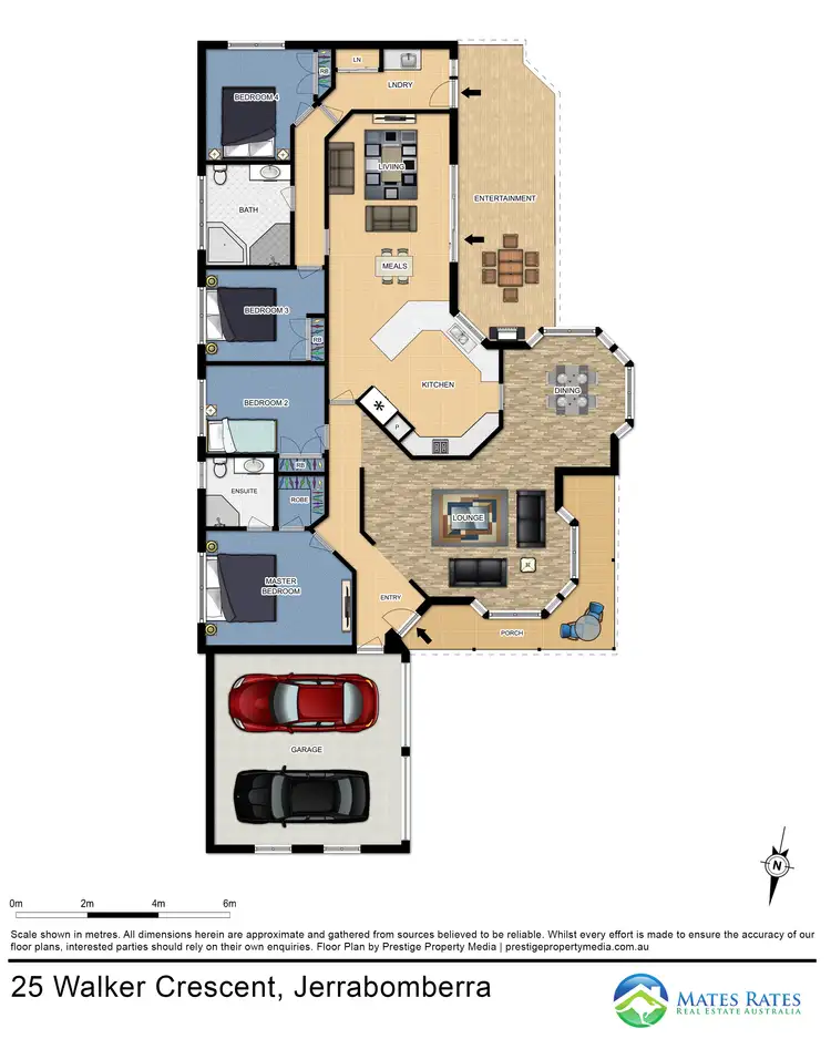 Floorplan of Homely house listing, 25 Walker Crescent, Jerrabomberra NSW 2619