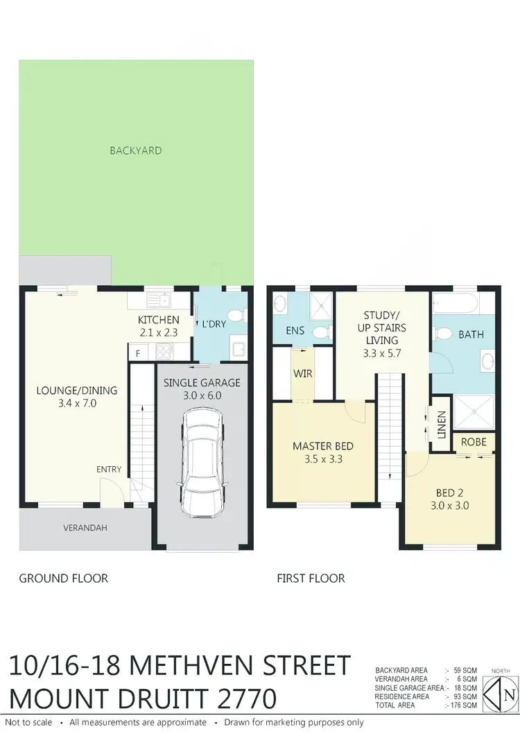 Floorplan of Homely townhouse listing, 10/16-18 Methven Street, Mount Druitt NSW 2770