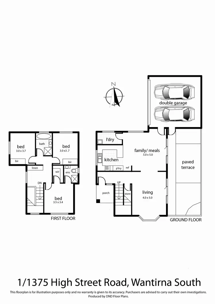 Floorplan of Homely unit listing, 1/1375 High Street Road, Wantirna South VIC 3152