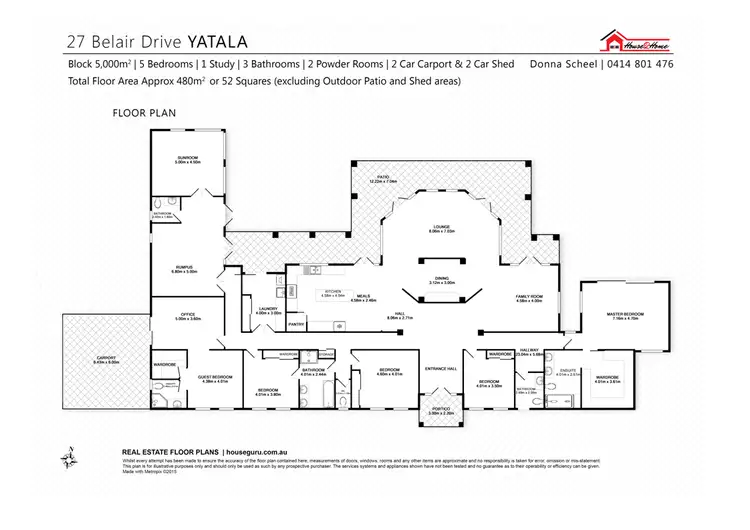 Floorplan of Homely rural property listing, 27 Belair Drive, Yatala QLD 4207