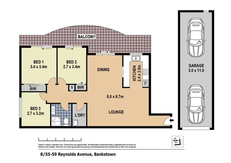 Floorplan of Homely unit listing, 8/55 Reynolds Avenue, Bankstown NSW 2200