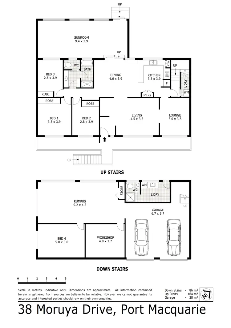 Floorplan of Homely house listing, 38 Moruya Drive, Port Macquarie NSW 2444