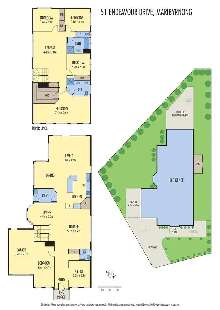 Floorplan of Homely house listing, 51 Endeavour Drive, Maribyrnong VIC 3032