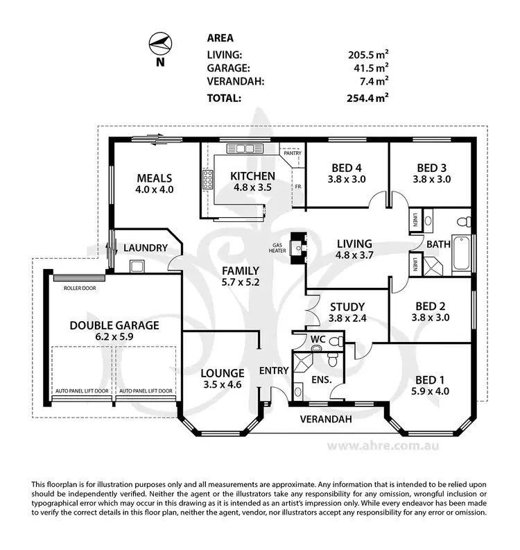 Floorplan of Homely house listing, 7 Silhouette Street, Mount Barker SA 5251