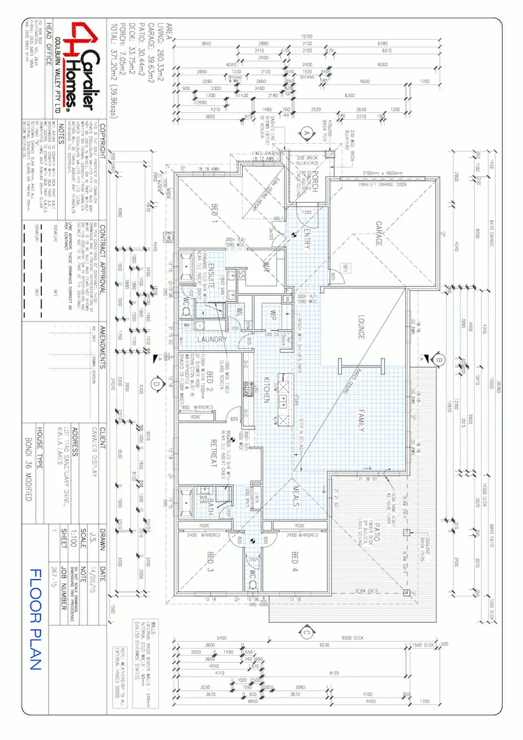 Floorplan of Homely house listing, 103 Sanctuary Drive, Kialla VIC 3631