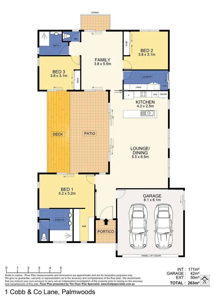 Floorplan of Homely house listing, 1 Cobb & Co Lane, Palmwoods QLD 4555