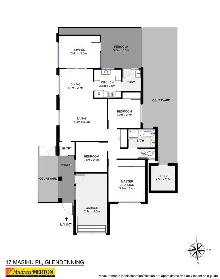 Floorplan of Homely house listing, 17 Masiku Place, Glendenning NSW 2761