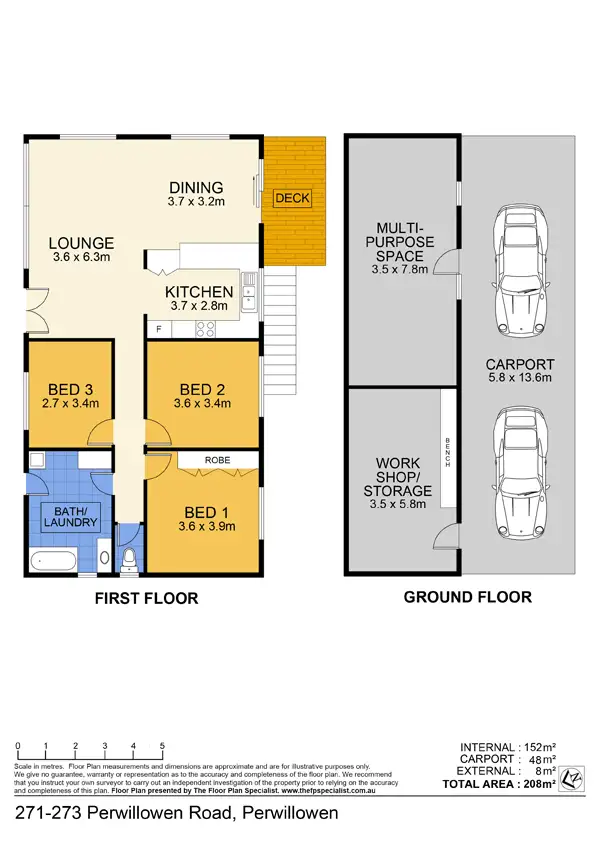 Floorplan of Homely rural property listing, 271 - 273 Perwillowen Road, Perwillowen QLD 4560