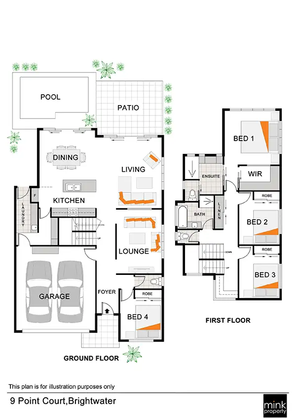 Floorplan of Homely house listing, 9 Point Court, Mountain Creek QLD 4557
