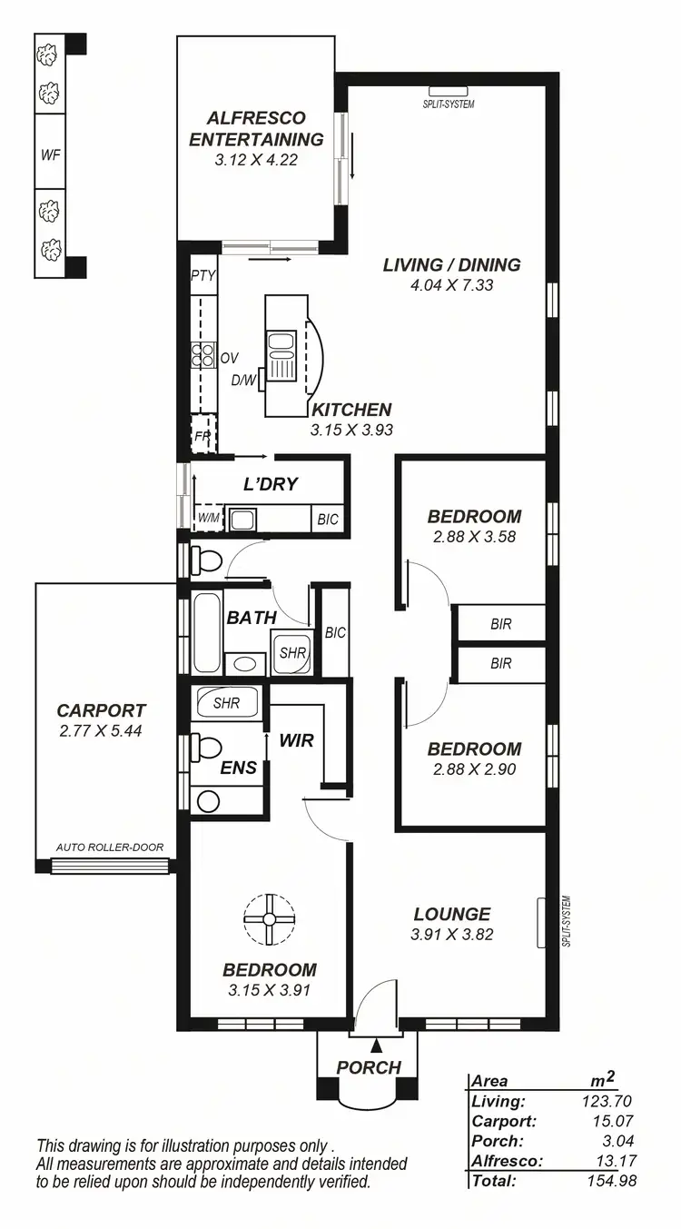 Floorplan of Homely house listing, 30A Mallard Crescent, Mawson Lakes SA 5095