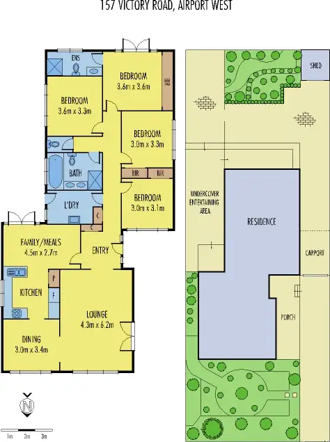 Floorplan of Homely house listing, 157 Victory Road, Airport West VIC 3042