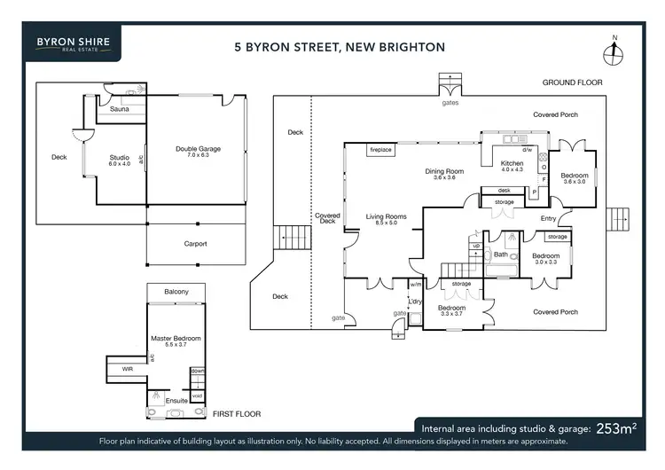 Floorplan of Homely house listing, 5 Byron Street, New Brighton NSW 2483