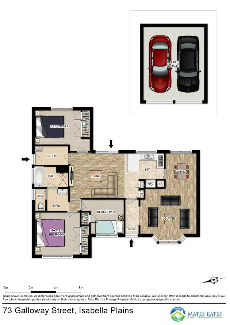 Floorplan of Homely house listing, 73 Galloway Street, Isabella Plains ACT 2905