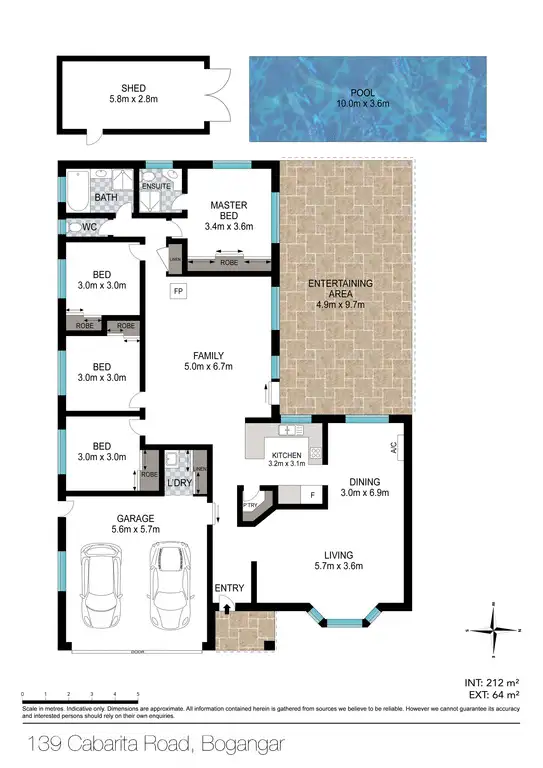 Floorplan of Homely house listing, 139 Cabarita Road, Cabarita Beach NSW 2488