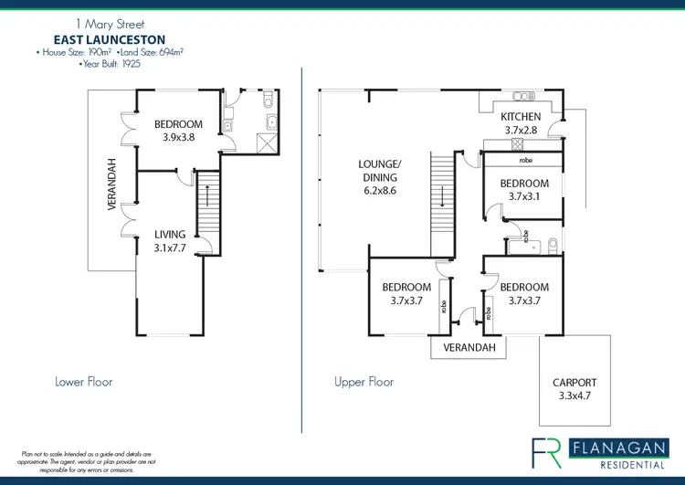 Floorplan of Homely house listing, 1 Mary Street, East Launceston TAS 7250