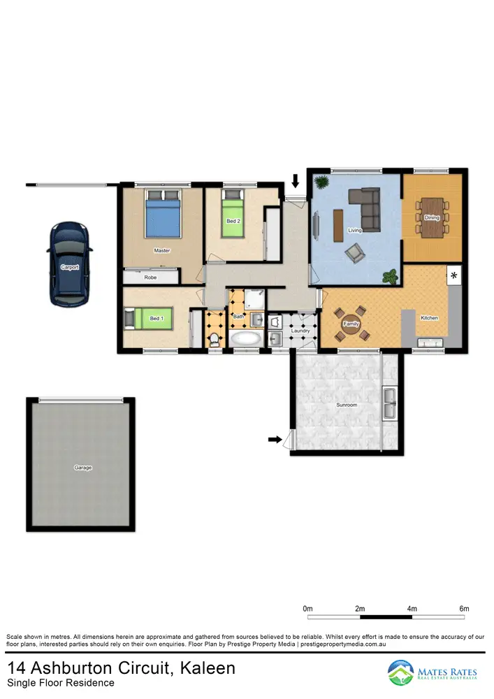 Floorplan of Homely house listing, 12 Ashburton Circuit, Kaleen ACT 2617