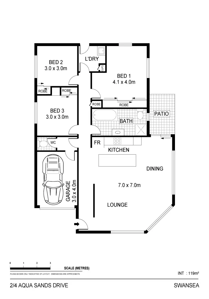 Floorplan of Homely house listing, Unit 2/4 Aqua Sands Drive, Swansea TAS 7190