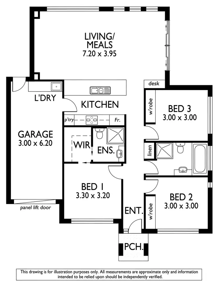 Floorplan of Homely house listing, 1A Gordon Street, Kurralta Park SA 5037