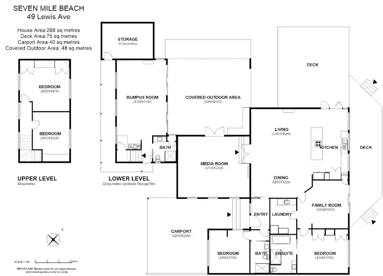 Floorplan of Homely house listing, 49 Lewis Ave, Seven Mile Beach TAS 7170