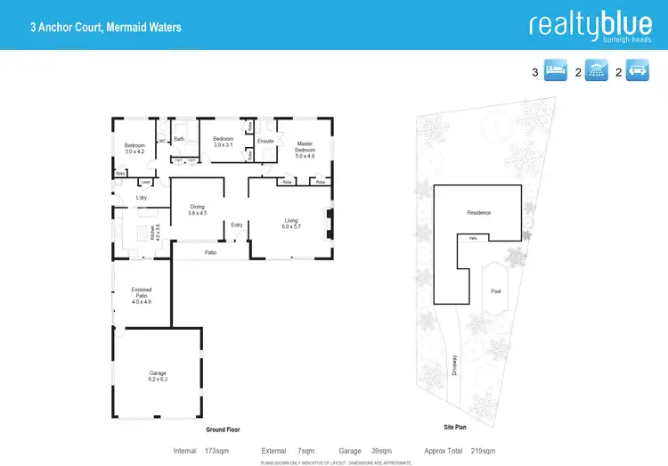Floorplan of Homely house listing, 3 Anchor Court, Mermaid Waters QLD 4218