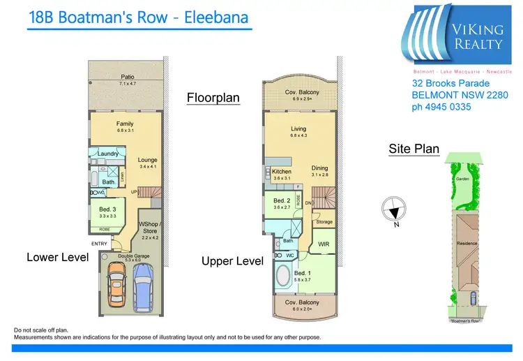 Floorplan of Homely house listing, 18b Boatmans Row, Eleebana NSW 2282