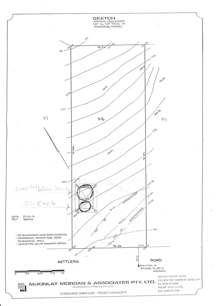 Floorplan of Homely land listing, 226 Settlers Road, Lower Macdonald NSW 2775