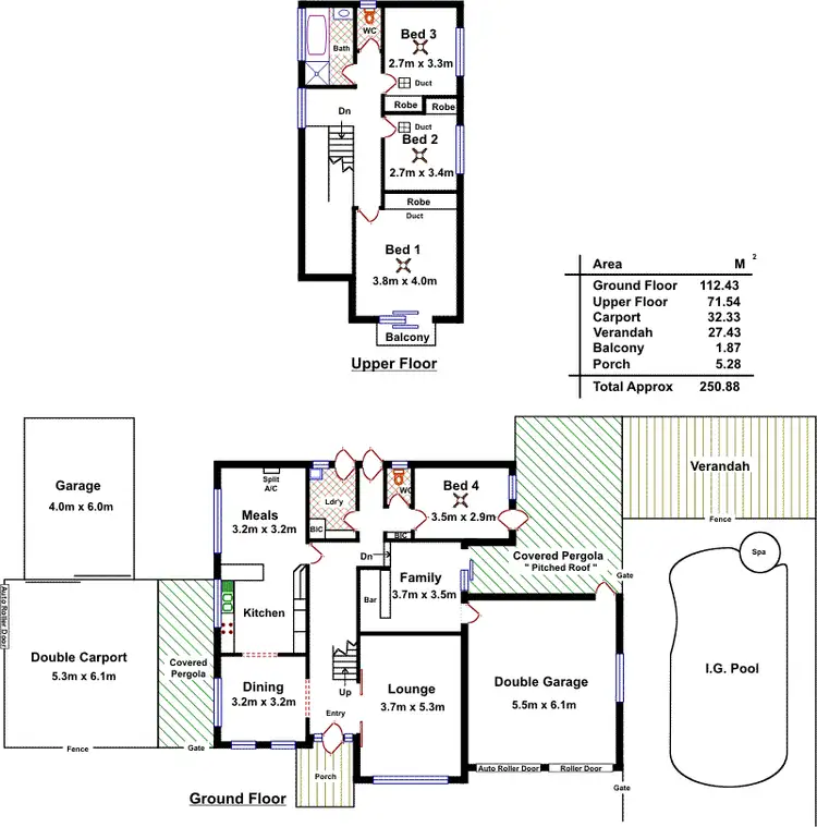Floorplan of Homely house listing, 15 Cuthbert Avenue, Gulfview Heights SA 5096