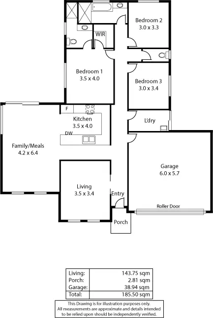 Floorplan of Homely house listing, 2 Hillbank Road, Hillbank SA 5112