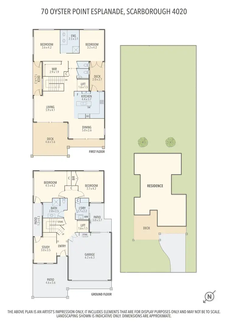 Floorplan of Homely house listing, 70 Oyster Point Esp, Scarborough QLD 4020