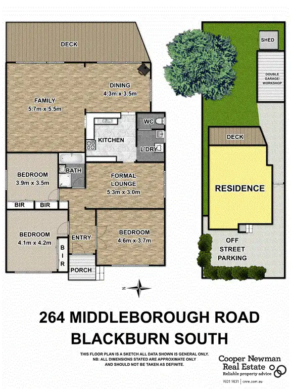 Floorplan of Homely house listing, 264 Middleborough Road, Blackburn South VIC 3130