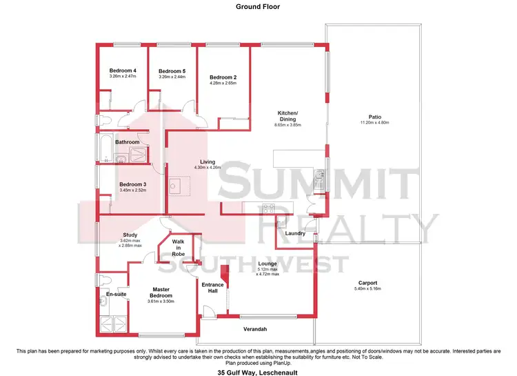 Floorplan of Homely house listing, 35 Gulf Way, Leschenault WA 6233