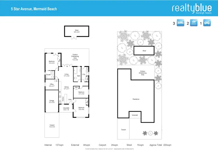 Floorplan of Homely house listing, 5 Star Avenue, Mermaid Beach QLD 4218