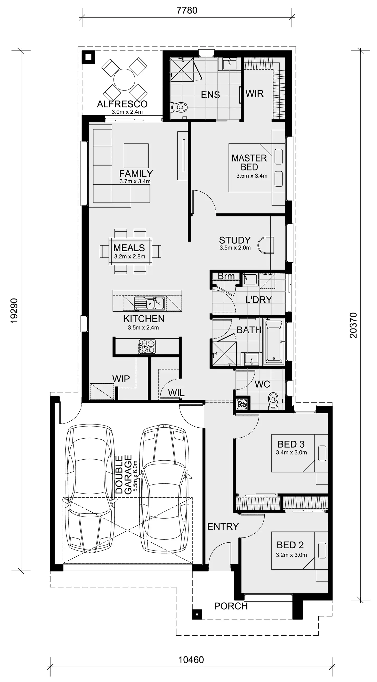 Floorplan of Homely house listing, Lot 235 Skylark Avenue - Starling Estate, Officer VIC 3809