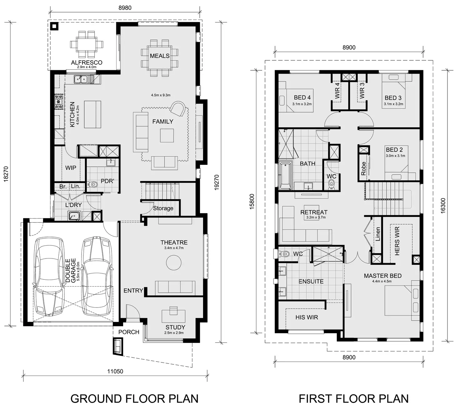 Floorplan of Homely house listing, LOT 319 Newmill Road, Bulla VIC 3428