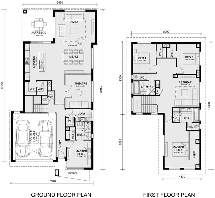 Floorplan of Homely house listing, Lot 5418 Hustling Street, Tarneit VIC 3029