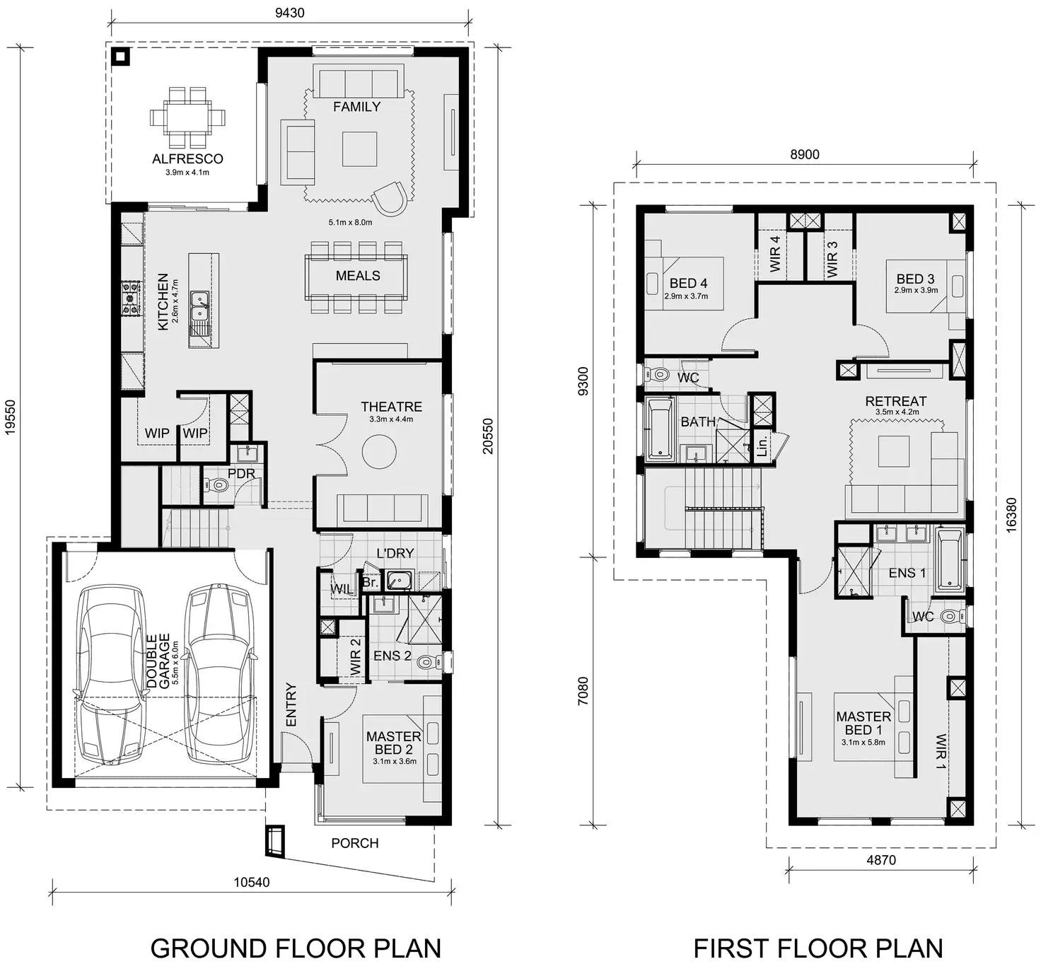 Floorplan of Homely house listing, LOT 2109 Dilemma Road, Sunbury VIC 3429