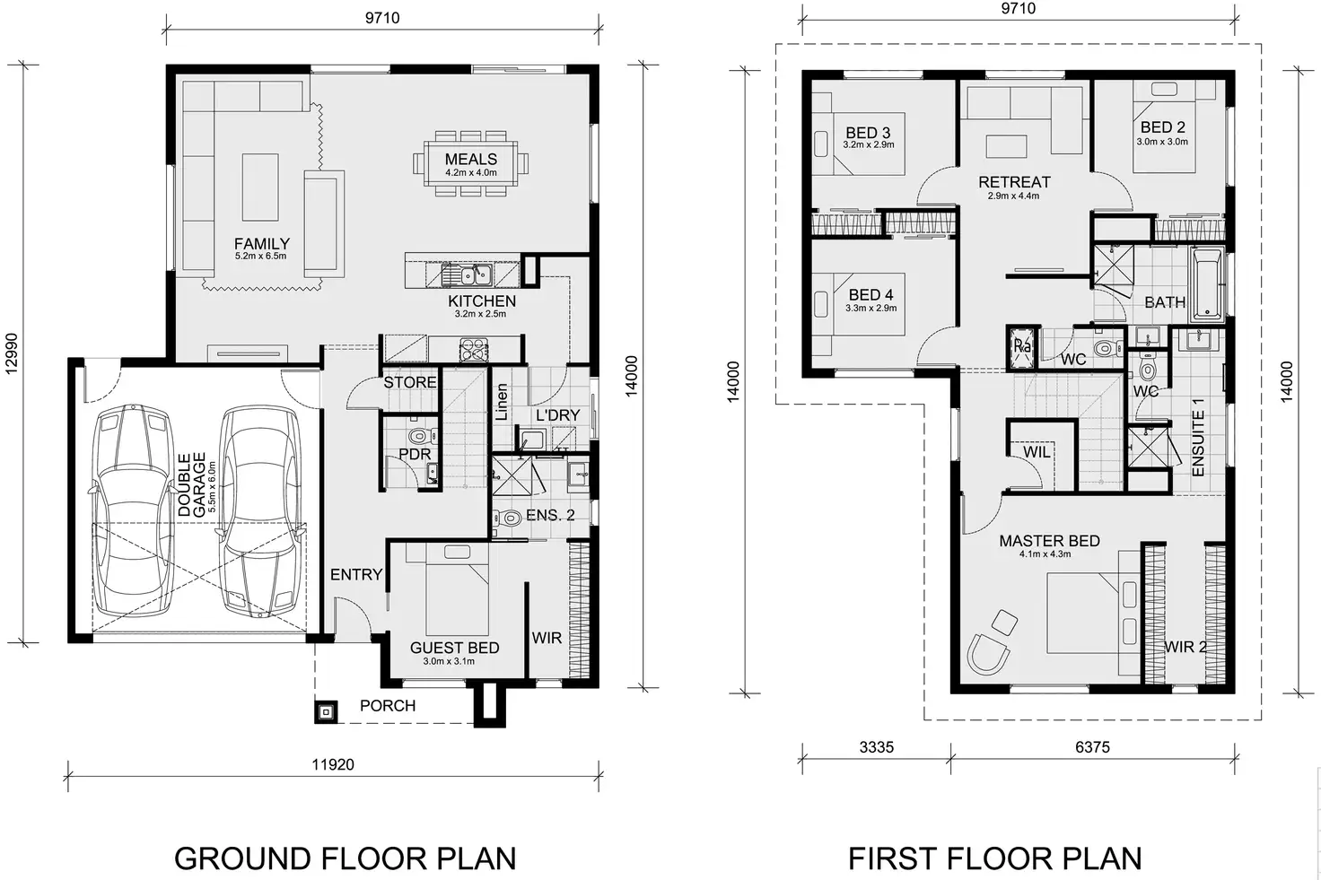 Floorplan of Homely house listing, 501 Swiss Boulevard, Donnybrook VIC 3064
