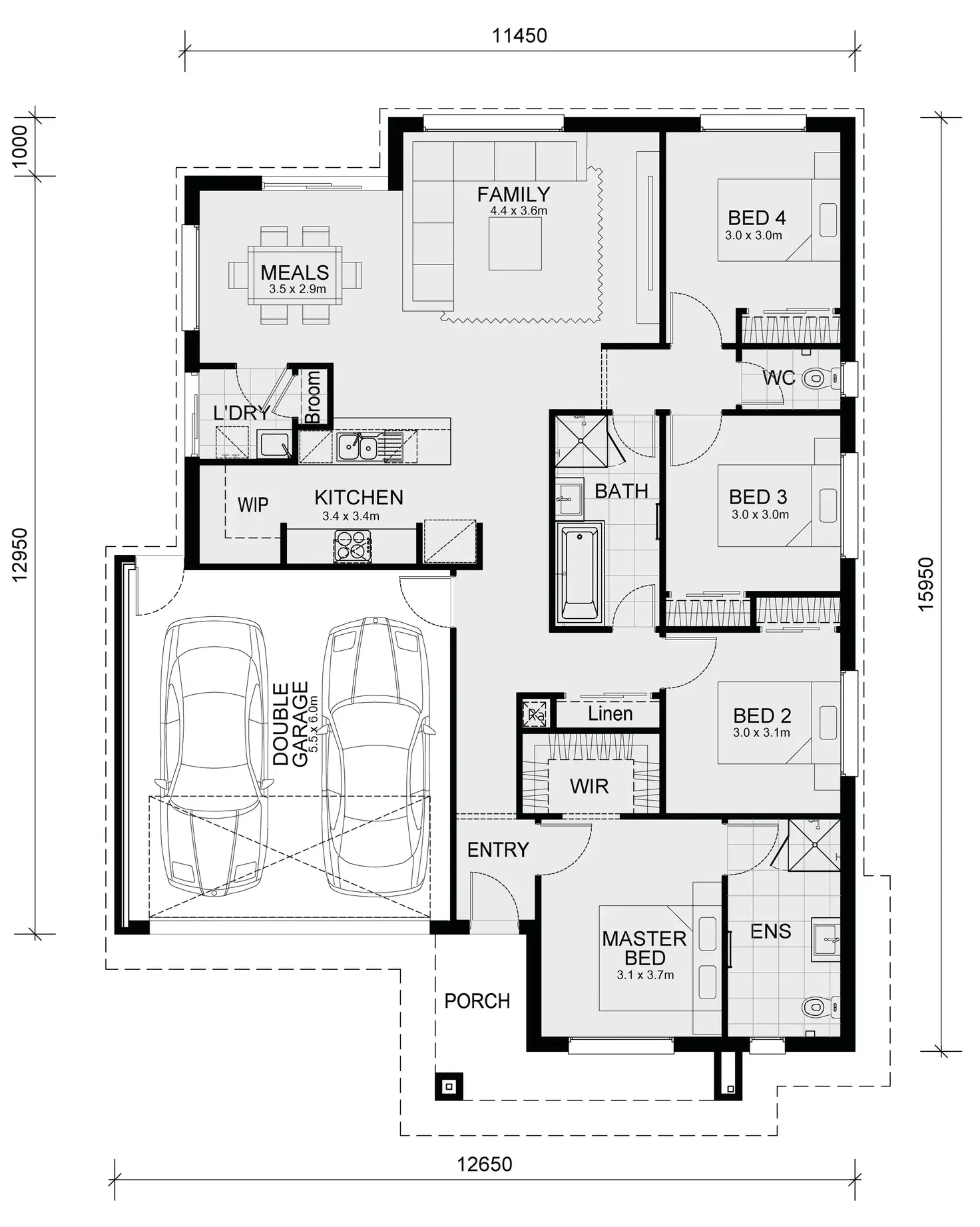 Floorplan of Homely house listing, 523 Provolone Street, Donnybrook VIC 3064