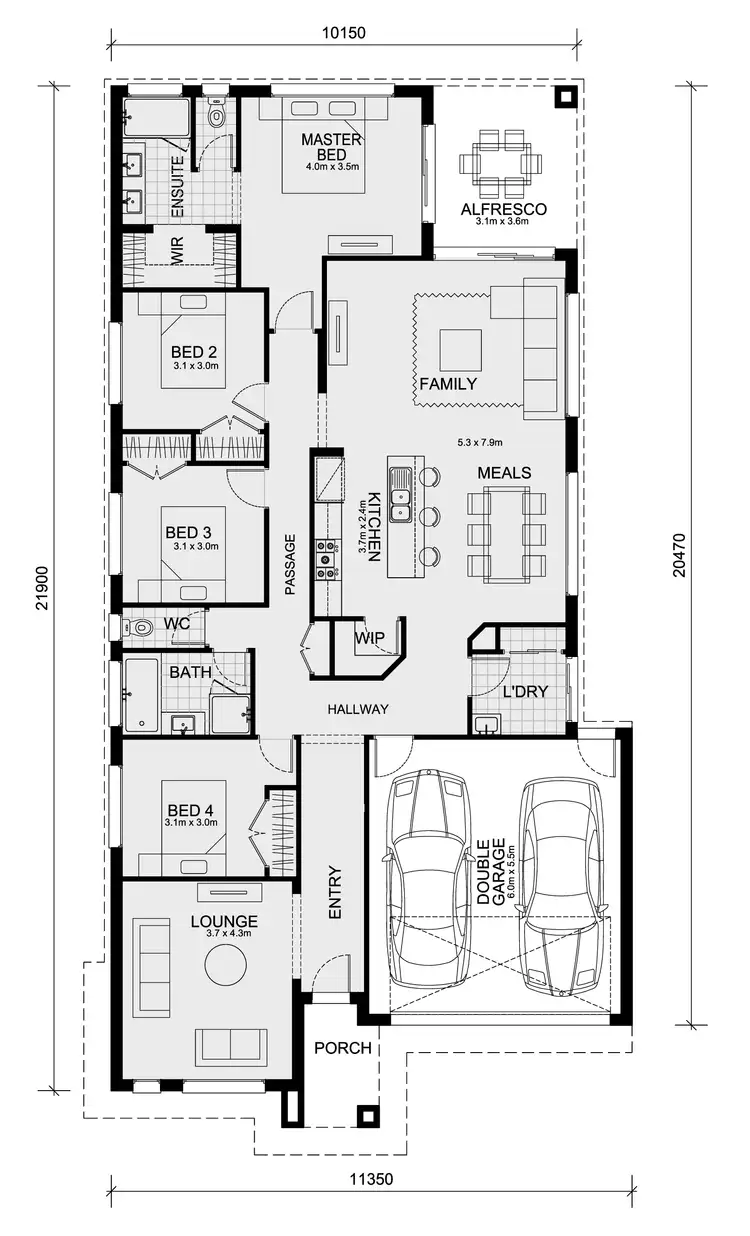Floorplan of Homely house listing, 1 Botany Circuit, Armstrong Estate,, Mount Duneed VIC 3217