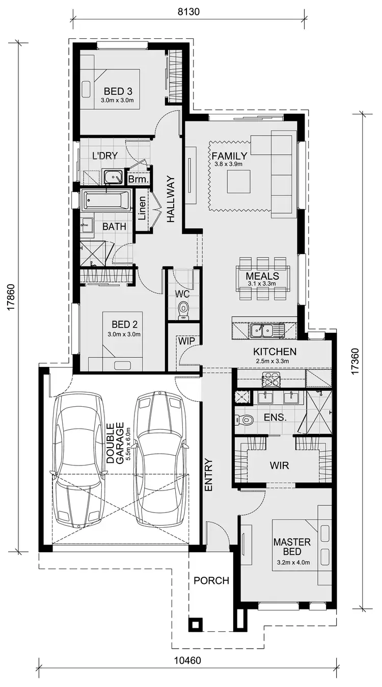Floorplan of Homely house listing, LOT 1315 Banksia Estate, Armstrong Creek VIC 3217