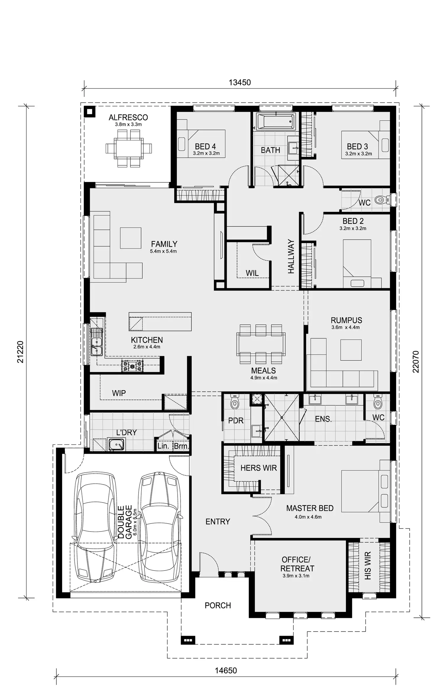 Floorplan of Homely house listing, Lot 1926 Matilda Circuit, Lara VIC 3212
