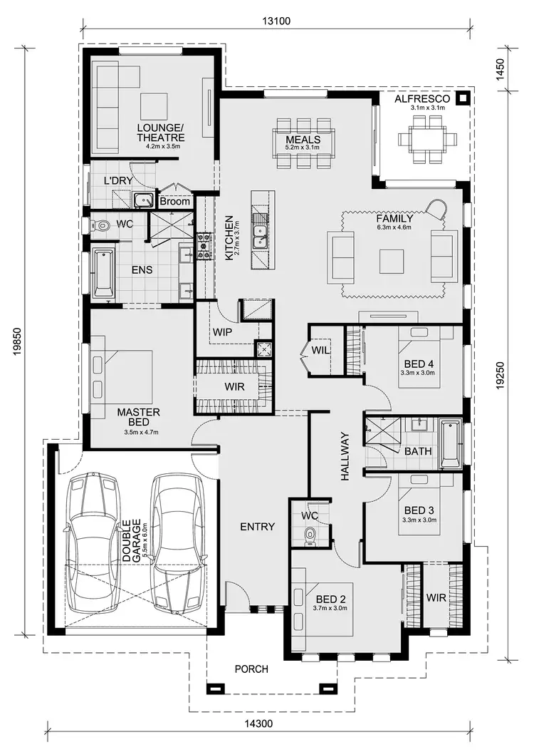Floorplan of Homely house listing, Lot 1025 Sugar Glider Avenue, Lara VIC 3212