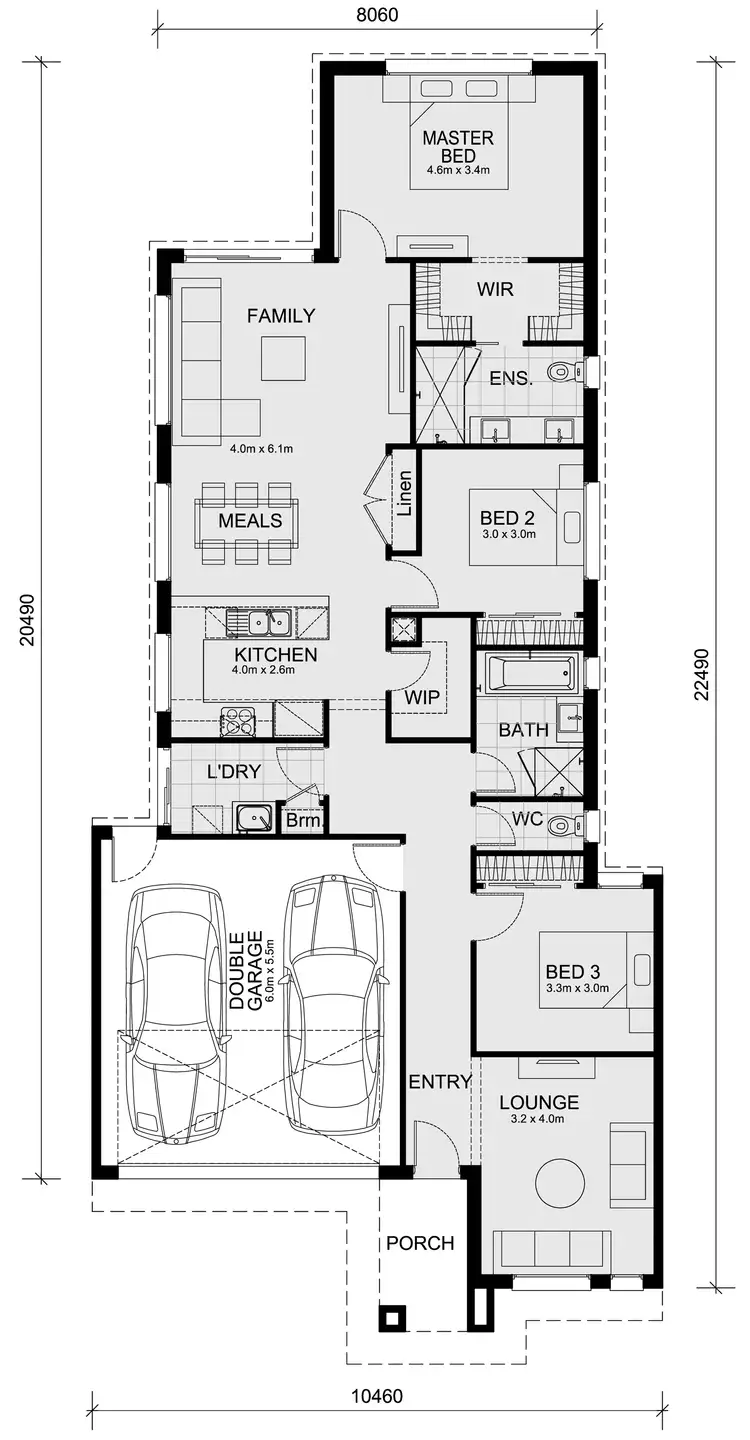 Floorplan of Homely house listing, Lot 822 Balmain Estate, Donnybrook VIC 3064