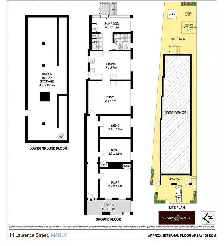 Floorplan of Homely house listing, 14 Laurence Street, Manly NSW 2095